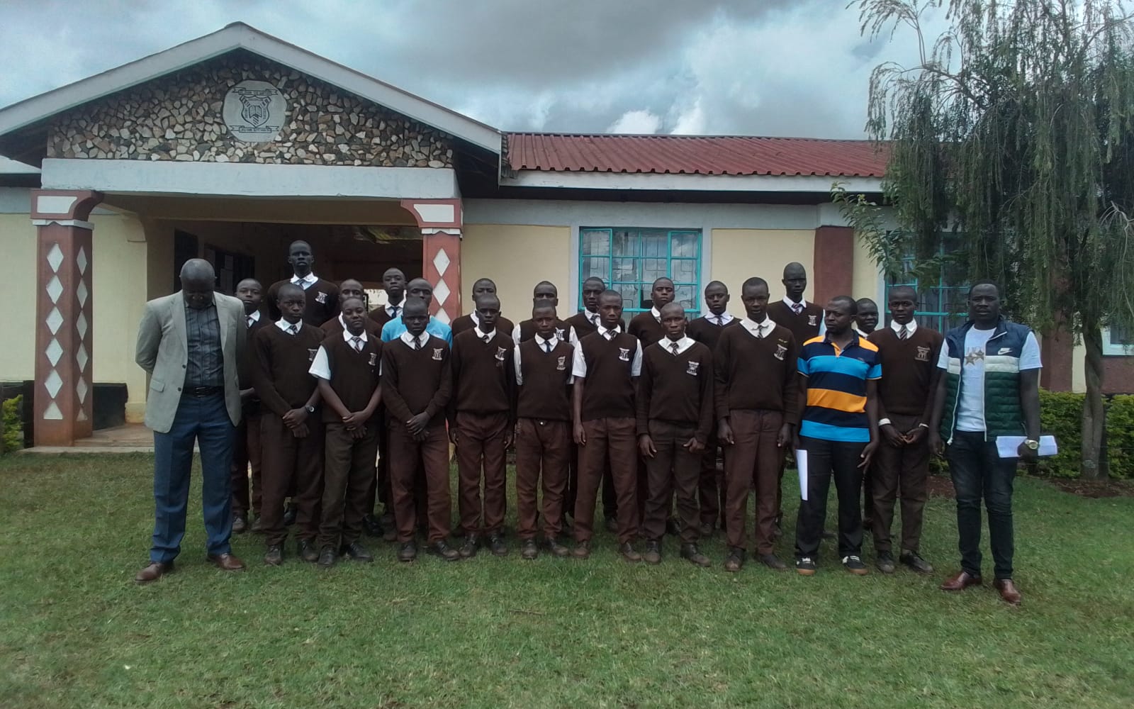 St. John's Students with Prefects